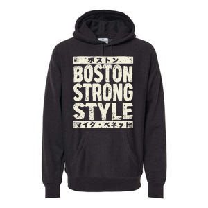 Boston Strong Style Premium Hoodie