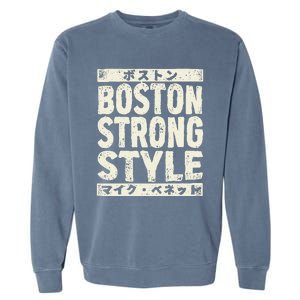 Boston Strong Style Garment-Dyed Sweatshirt