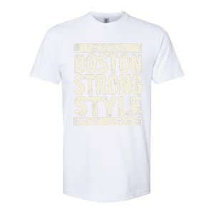 Boston Strong Style Softstyle CVC T-Shirt