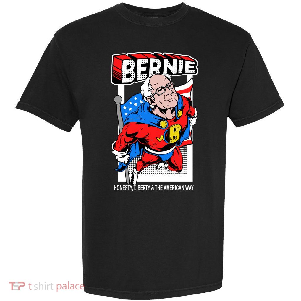 Bernie Sanders Superhero To The Rescue Garment-Dyed Heavyweight T-Shirt