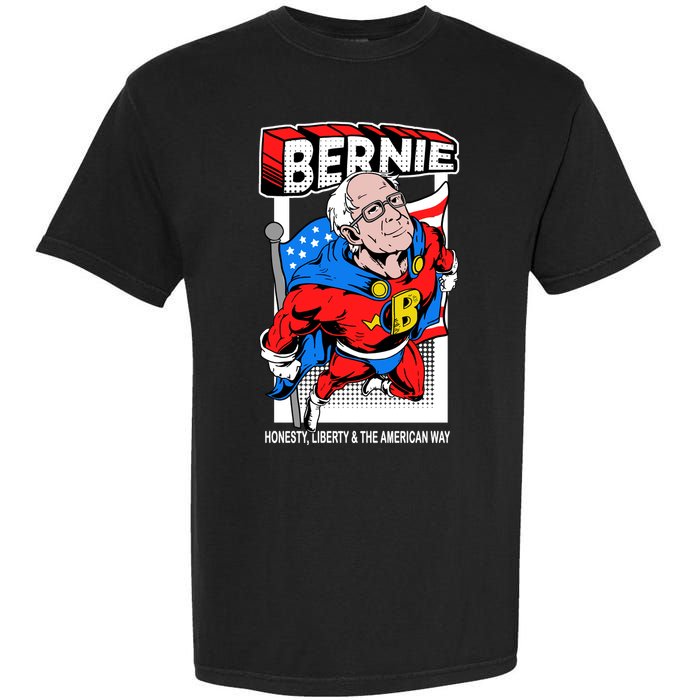 Bernie Sanders Superhero To The Rescue Garment-Dyed Heavyweight T-Shirt