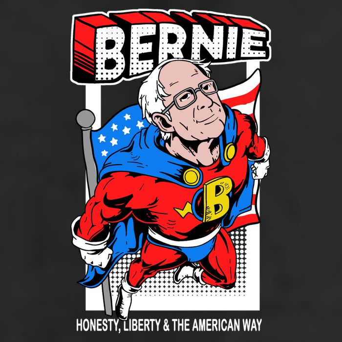 Bernie Sanders Superhero To The Rescue Garment-Dyed Heavyweight T-Shirt