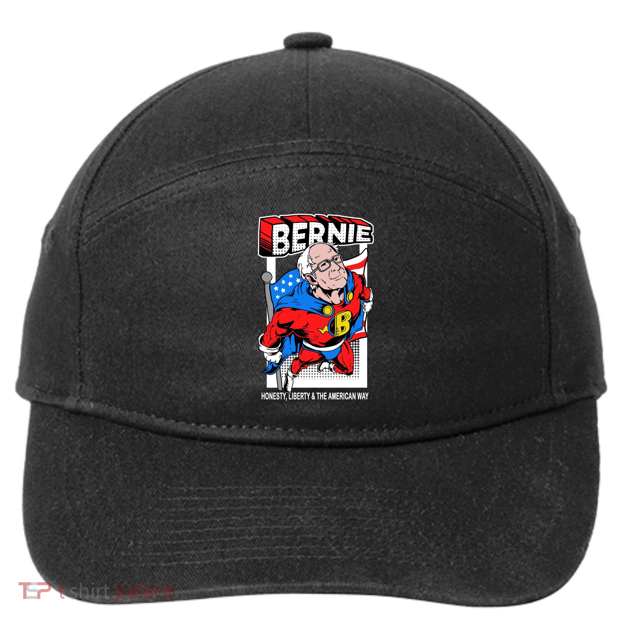 Bernie Sanders Superhero To The Rescue 7-Panel Snapback Hat