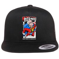 Bernie Sanders Superhero To The Rescue Flatbill Hat