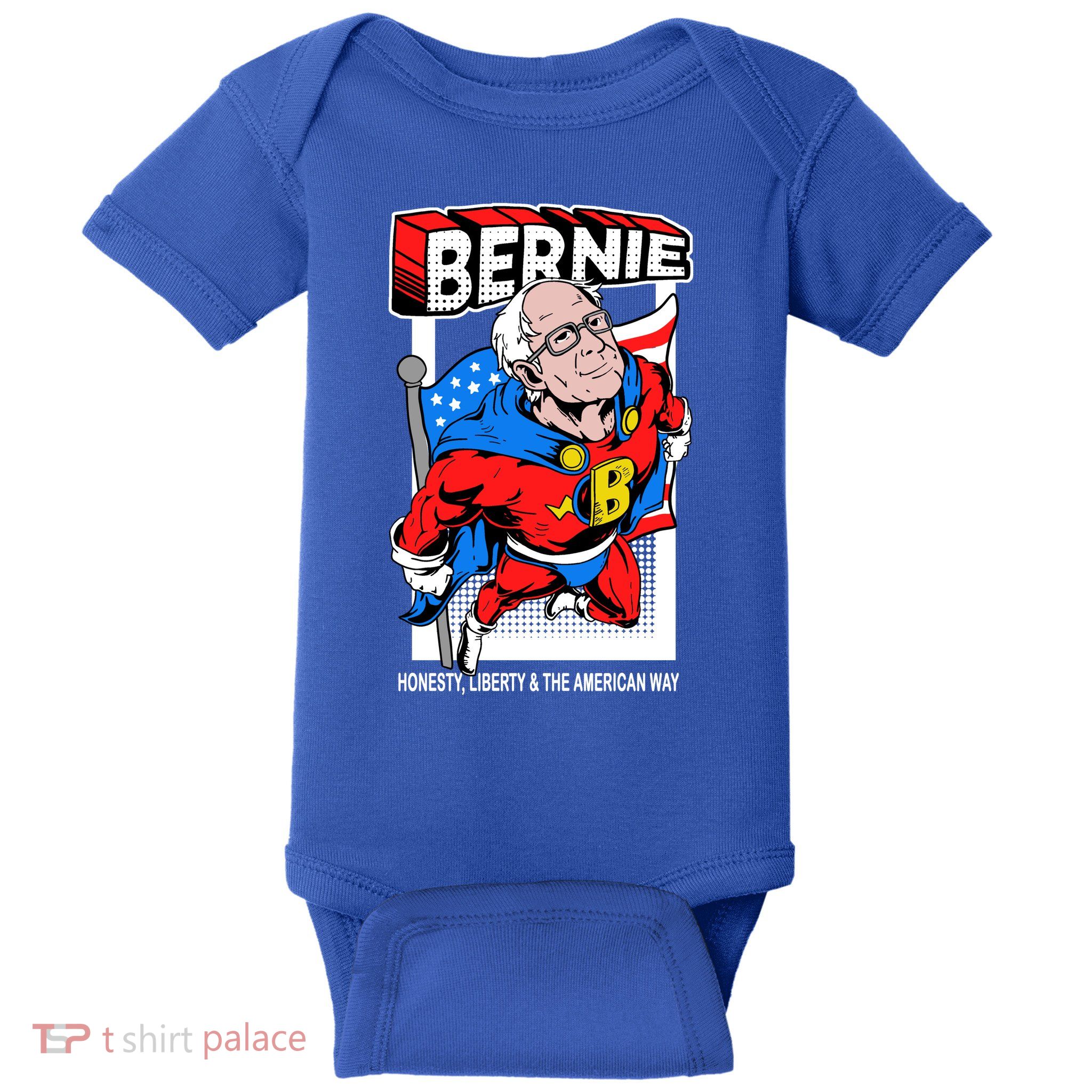 Bernie Sanders Superhero To The Rescue Baby Bodysuit