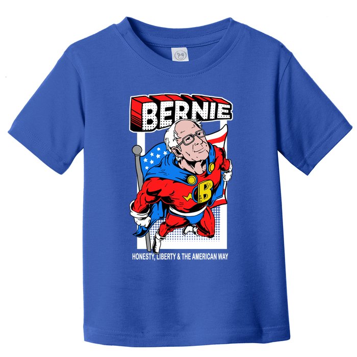 Bernie Sanders Superhero To The Rescue Toddler T-Shirt