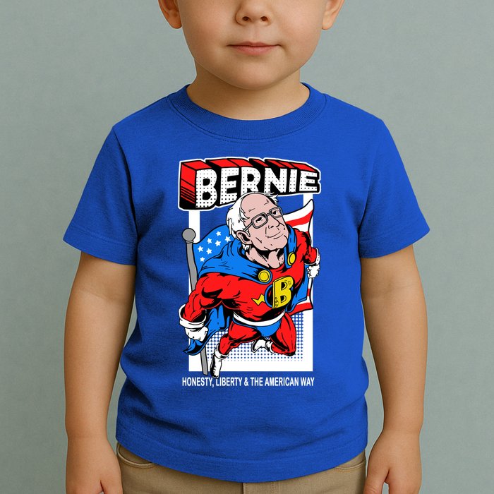 Bernie Sanders Superhero To The Rescue Toddler T-Shirt