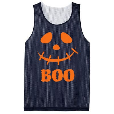 Boo Scary Spooky Pumpkin Face Halloween Costume Mesh Reversible Basketball Jersey Tank