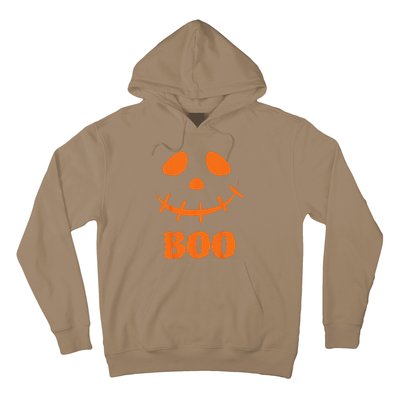 Boo Scary Spooky Pumpkin Face Halloween Costume Hoodie