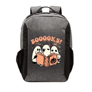 Booooks Spooky Season Funny Ghost Halloween Groovy Retro Gift Vector Backpack