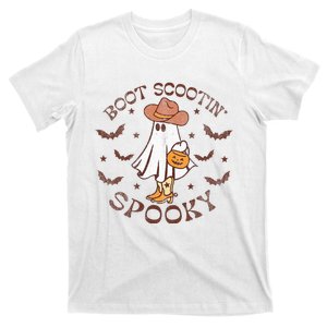 Boot Scootin Spooky Western Halloween Retro Fall Halloween  T-Shirt