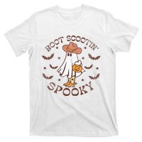 Boot Scootin Spooky Western Halloween Retro Fall Halloween  T-Shirt