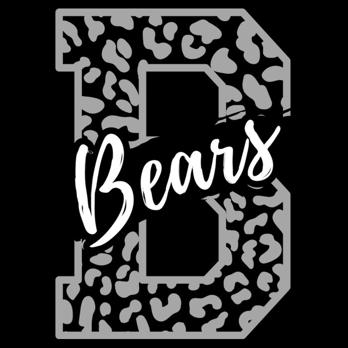 Bears School Sports Fan Team Spirits Mascot Heart Leopard Meaningful Gift Bucket Hat