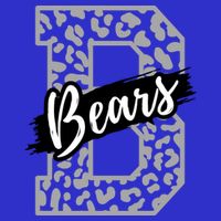 Bears School Sports Fan Team Spirits Mascot Heart Leopard Meaningful Gift Hoodie