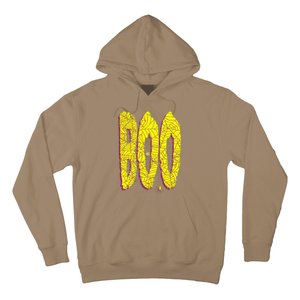 Boo Spiderwebs Spooky Dangling Spider Halloween Hoodie