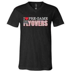 Barstool Sports Store Pregame Flyovers V-Neck T-Shirt