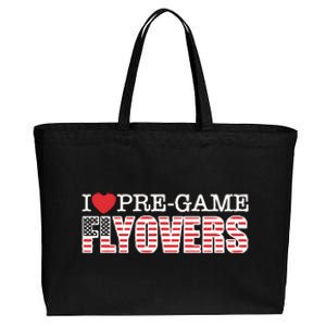 Barstool Sports Store Pregame Flyovers Cotton Canvas Jumbo Tote