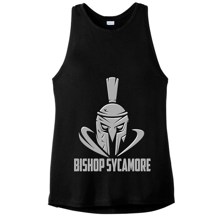 Bishop Sycamore Spartan Gladiator Football Logo Ladies PosiCharge Tri-Blend Wicking Tank