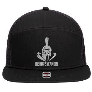 Bishop Sycamore Spartan Gladiator Football Logo 7 Panel Mesh Trucker Snapback Hat