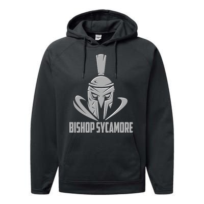 Bishop Sycamore Spartan Gladiator Football Logo Performance Fleece Hoodie