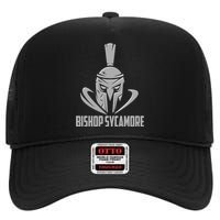 Bishop Sycamore Spartan Gladiator Football Logo High Crown Mesh Back Trucker Hat