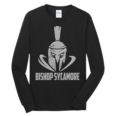 Bishop Sycamore Spartan Gladiator Football Logo Tall Long Sleeve T-Shirt