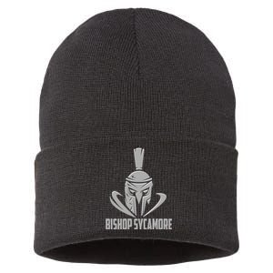 Bishop Sycamore Spartan Gladiator Football Logo Sustainable Knit Beanie