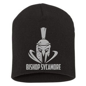 Bishop Sycamore Spartan Gladiator Football Logo Short Acrylic Beanie