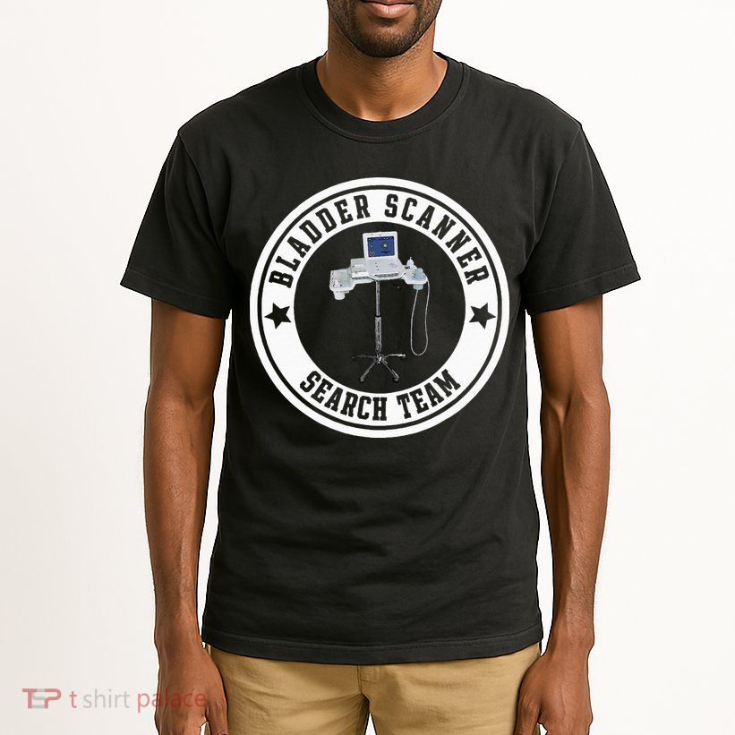 Bladder Scanner Search Team Funny ED ER ICU Med Surg Nursing Tall T-Shirt