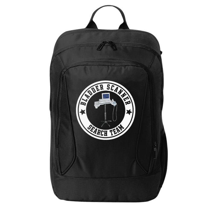 Bladder Scanner Search Team Funny ED ER ICU Med Surg Nursing City Backpack