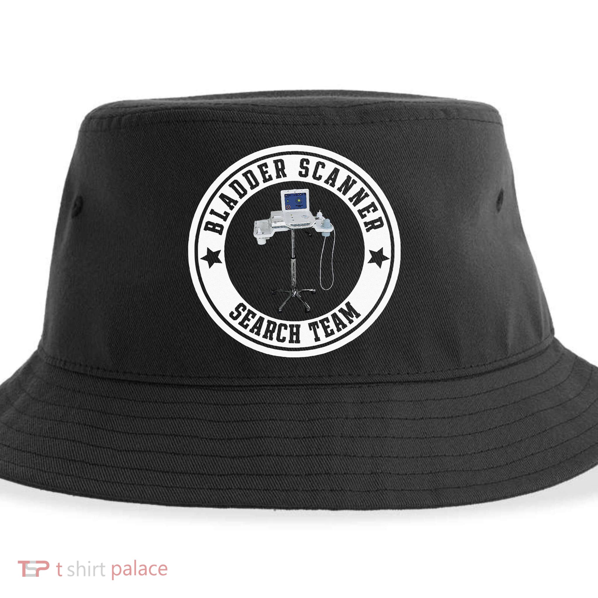 Bladder Scanner Search Team Funny ED ER ICU Med Surg Nursing Sustainable Bucket Hat