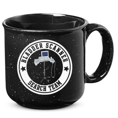 Bladder Scanner Search Team Funny ED ER ICU Med Surg Nursing 15oz Campfire Ceramic Mug
