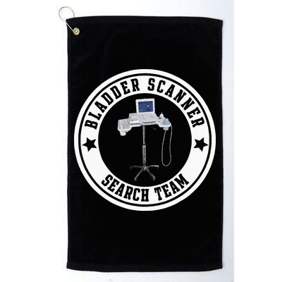 Bladder Scanner Search Team Funny ED ER ICU Med Surg Nursing Golf Towel