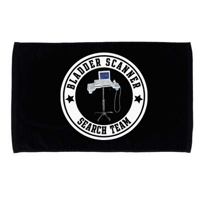 Bladder Scanner Search Team Funny ED ER ICU Med Surg Nursing Microfiber Hand Towel