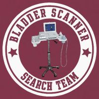 Bladder Scanner Search Team Funny ED ER ICU Med Surg Nursing 16oz Travel Tumbler