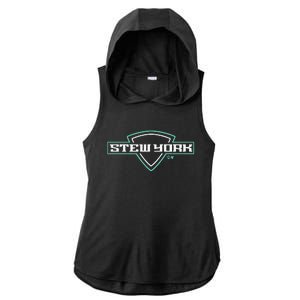 Breanna Stewart Stew York New York Basketball Ladies PosiCharge Tri-Blend Wicking Draft Hoodie Tank