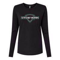 Breanna Stewart Stew York New York Basketball Womens Cotton Relaxed Long Sleeve T-Shirt