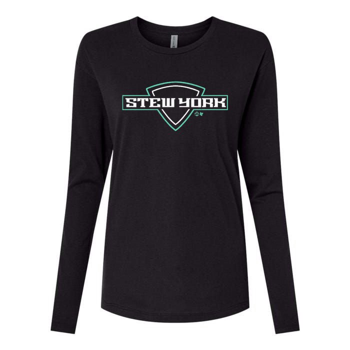 Breanna Stewart Stew York New York Basketball Womens Cotton Relaxed Long Sleeve T-Shirt