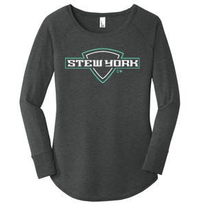 Breanna Stewart Stew York New York Basketball Women's Perfect Tri Tunic Long Sleeve Shirt