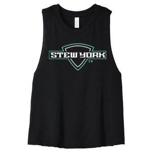 Breanna Stewart Stew York New York Basketball Women's Racerback Cropped Tank