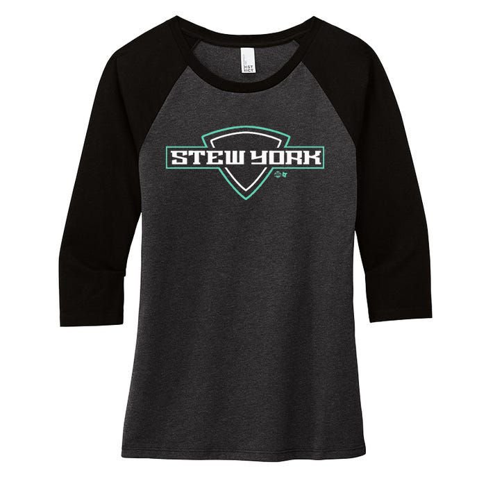 Breanna Stewart Stew York New York Basketball Women's Tri-Blend 3/4-Sleeve Raglan Shirt