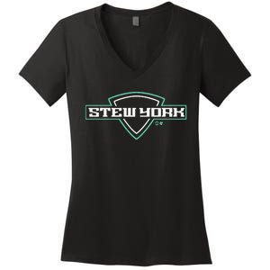 Breanna Stewart Stew York New York Basketball Women's V-Neck T-Shirt