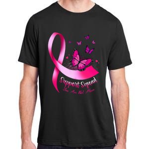 Butterfly Support Squad Breast Cancer Warrior Pink Adult ChromaSoft Performance T-Shirt