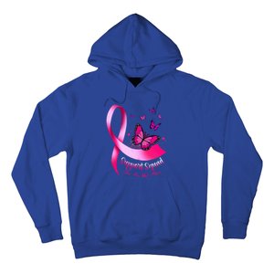 Butterfly Support Squad Breast Cancer Warrior Pink Hoodie