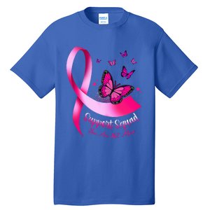 Butterfly Support Squad Breast Cancer Warrior Pink Tall T-Shirt