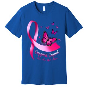 Butterfly Support Squad Breast Cancer Warrior Pink Premium T-Shirt