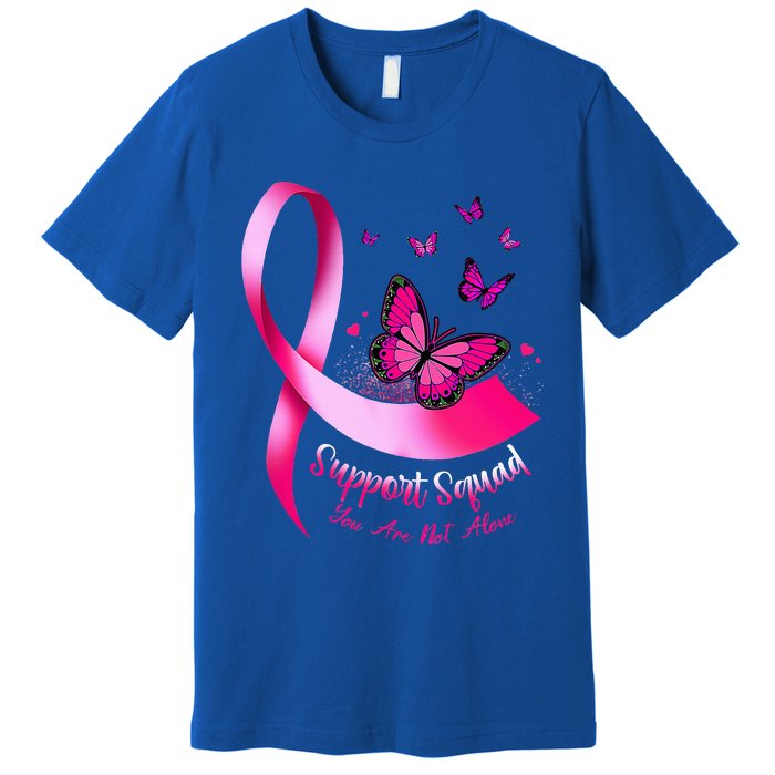 Butterfly Support Squad Breast Cancer Warrior Pink Premium T-Shirt