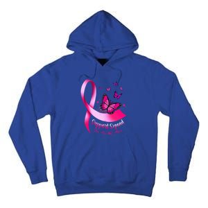 Butterfly Support Squad Breast Cancer Warrior Pink Tall Hoodie