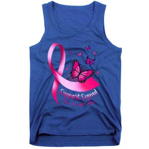 Butterfly Support Squad Breast Cancer Warrior Pink Tank Top