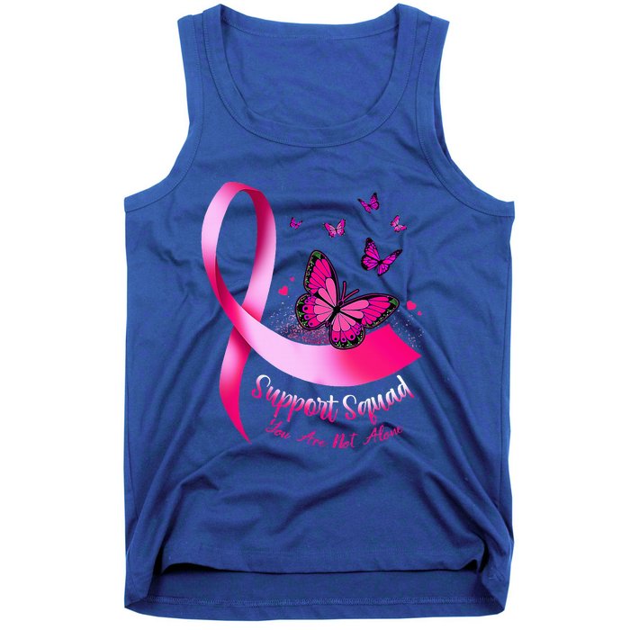 Butterfly Support Squad Breast Cancer Warrior Pink Tank Top